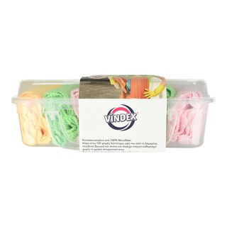 VINDEX | Πανάκια Microfiber με Δοχείο Φύλαξης 6 Τεμάχια