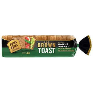 ΚΡΙΣ ΚΡΙΣ | Ψωμί Τοστ Τhe Brown Toast 720g