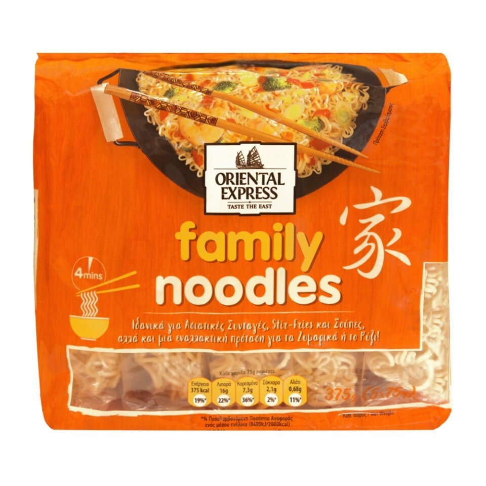 ORIENTAL EXPRESS Noodles Οικογενειακά 375g