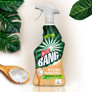 CILLIT BANG | Spray Καθαρισμού Λιπών Φυσικά Πανίσχυρο Μαγειρική Σόδα 750ml