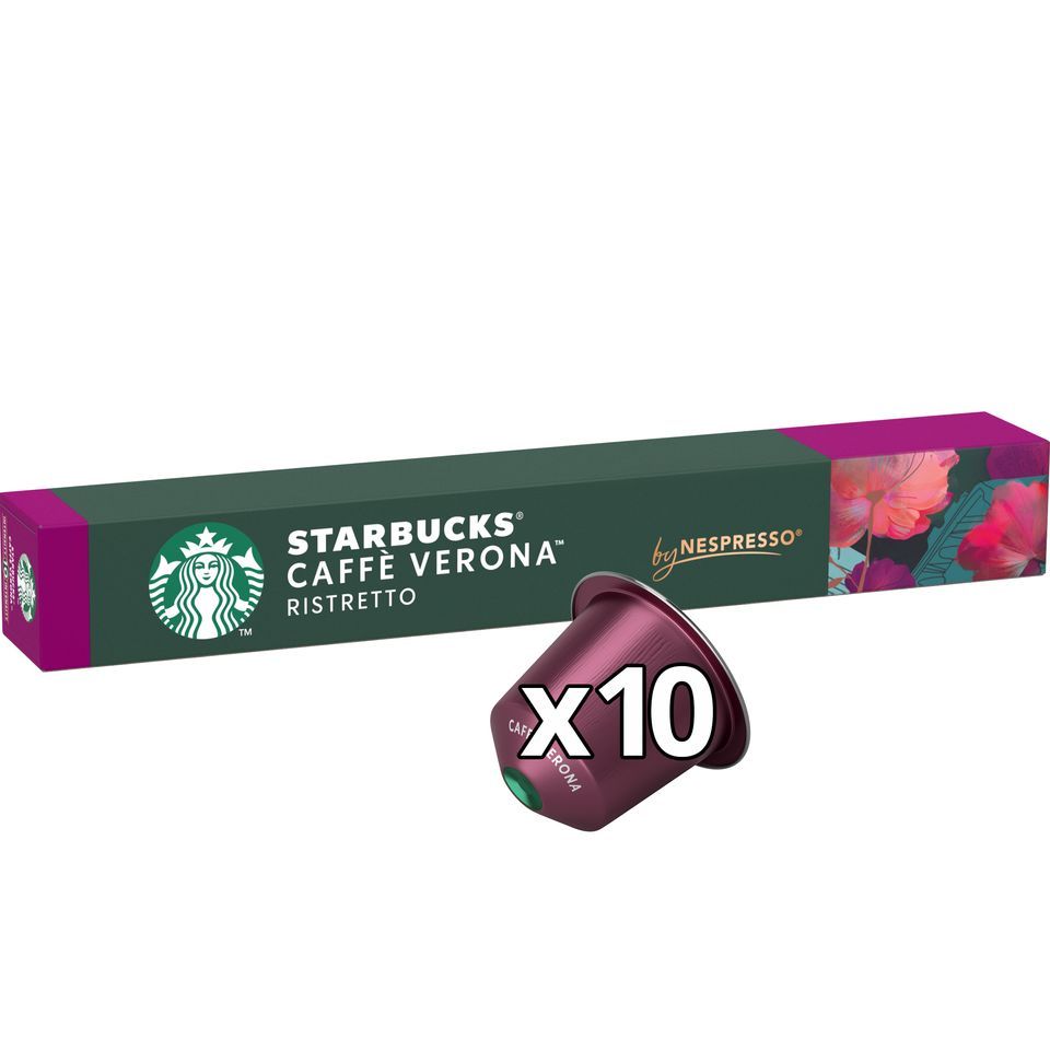 STARBUCKS Κάψουλες Καφέ Espresso Caffe Verona 55gr