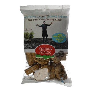 ΚΡΗΤΩΝ ΑΡΤΟΣ | Ντακάκια Κρίθινα Χωρίς Αλάτι 350g + 20% Δώρο