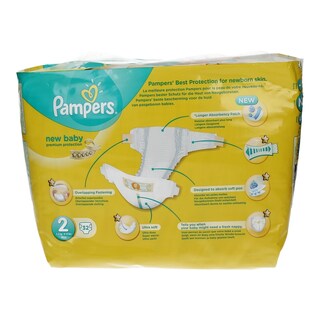 PAMPERS | NEW BABY | ΠΑΝΕΣ ΜΩΡΟΥ MINI 3 - 6 KGR Νο 2 32 ΤΕΜ