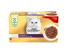 GOURMET | Γατοτροφή Βοδινό & Κοτόπουλο 4x85g