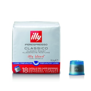 ILLY | Κάψουλες Καφέ IperEspresso Lungo Classico 18 Τεμάχια