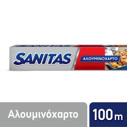 SANITAS | Αλουμινόχαρτο 100mx29cm 1 Τεμάχιο