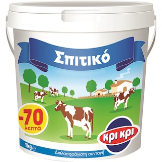 ΣΠΙΤΙΚΟ | Επιδόρπιο Γιαουρτιού Σπιτικό 5% Λιπαρά 1kg Έκπτωση 0.70E 0.70E
