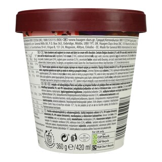 HAAGEN DAZS | Παγωτό DUO Βελγική Σοκολάτα & Φράουλα 360g