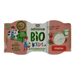 ADVANCE | Γιαούρτι Advance Kids Bio Φράουλα 2x150g