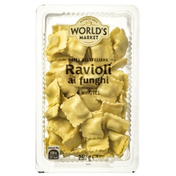 WORLD'S MARKET | Ραβιόλια Γεμιστά με Ρικότα και Μανιτάρια 250g