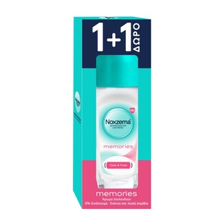 NOXZEMA | Αποσμητικό Roll On Memories 50ml 1+1 Δώρο
