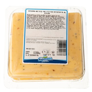 ΕΛΛΗΝΙΚΕΣ ΦΑΡΜΕΣ | Ελληνικές Φάρμες Υποκατάστατο Τομάτα και Ελιά Φέτες 200g