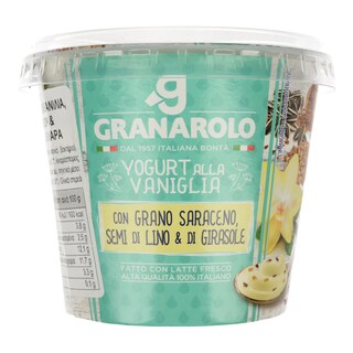 GRANAROLO | ΓΙΑΟΥΡΤΙ ΕΠΙΔΟΡΠΙΟ ΒΑΝΙΛΙΑ & ΛΙΝΑΡΟΣΠΟΡΟ 250 GR