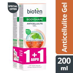 BIOTEN | Gel Αντικυτταριτιδικό Bodyshape 200ml 1+1 Δώρο
