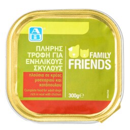 FAMILY FRIENDS | Σκυλοτροφή Σε Κονσέρβα Alu Βοδινό/Κοτόπουλο 300 gr