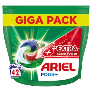 ARIEL | Kάψουλες Πλυντηρίου Ρούχων Allin1 Pods Extra Clean 42 Τεμάχια