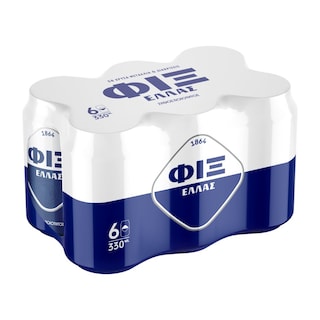 FIX | Μπύρα Lager Κουτί 6x330ml