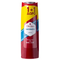OLD SPICE | Αφρόλουτρο Whitewater 400ml 1+1 Δώρο