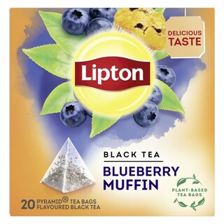LIPTON | Μαύρο Τσάϊ Blueberry Muffin 20x1.6gr