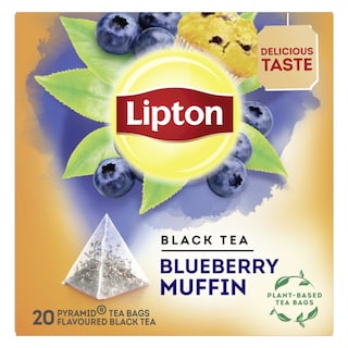 LIPTON | Μαύρο Τσάϊ Blueberry Muffin 20x1.6gr