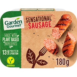 GARDEN GOURMET | Φυτικό Λουκάνικο Vegan Sensational Sausage 180g