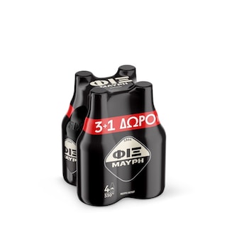 FIX | Μπύρα Dark Lager Φιάλη 330ml 3+1 Δώρο