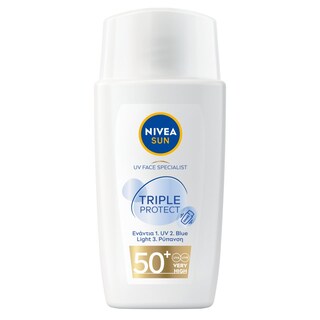 NIVEA | Αντηλιακό Προσώπου Προσώπου Triple Protect SPF50+ 40ml