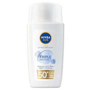 NIVEA | Αντηλιακό Προσώπου Προσώπου Triple Protect SPF50+ 40ml