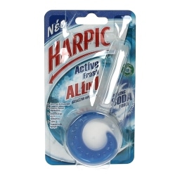 HARPIC | ΣΤΕΡΕΟ ΒLOCK WC ALL IN 1 BAKING SODA ΘΑΛΑΣΣΑ 34 GR