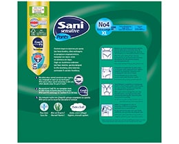 SANI | Incontinence Underwear Sensitive Pants XL No4 14 Pieces