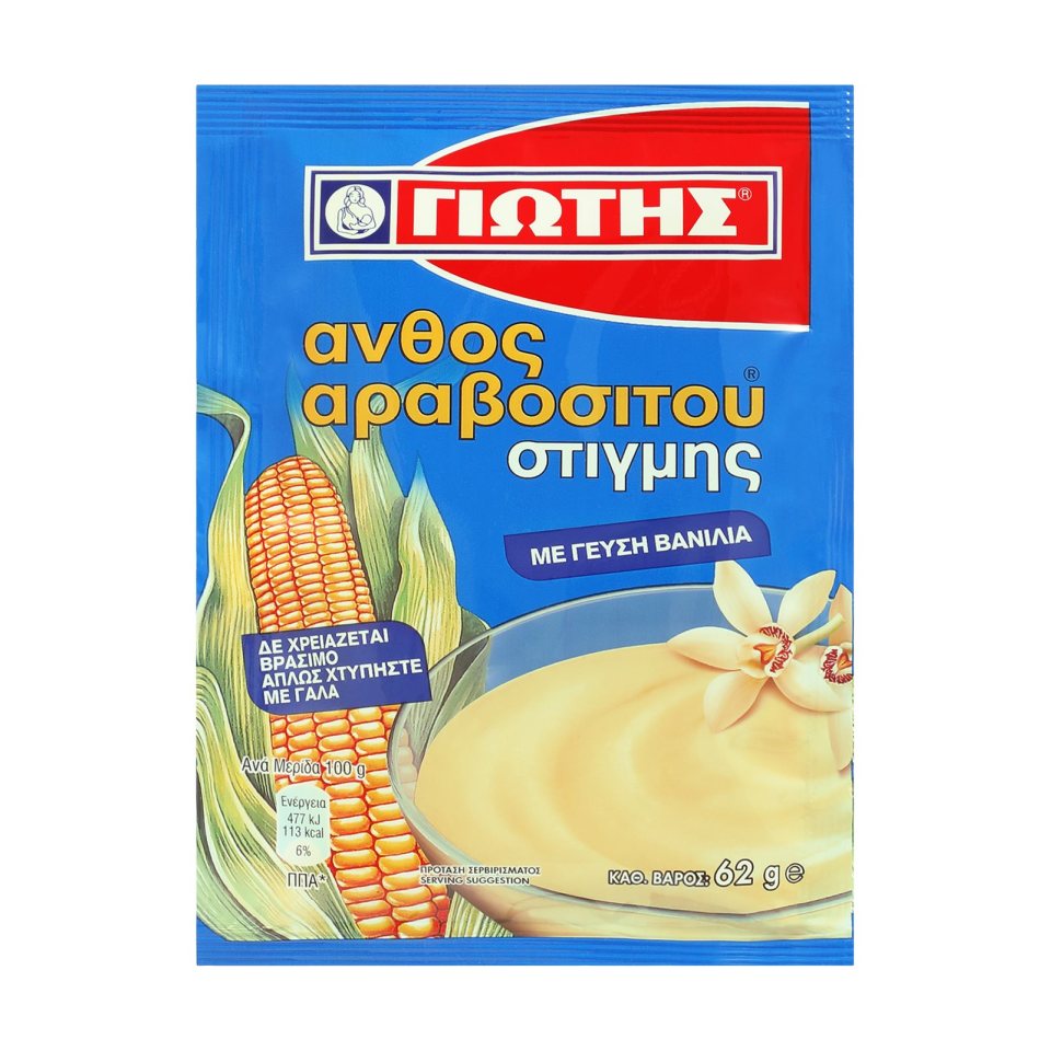 ΓΙΩΤΗΣ Άνθος Αραβοσίτου Στιγμής Βανίλια 62g