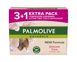 PALMOLIVE | Σαπούνι Naturals Γάλα Αμυγδάλου 4x90g 3+1 Δώρο