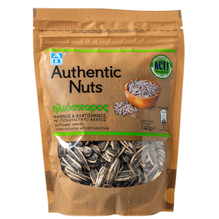 ΑΒ | Ηλιόσπορος Ψημένος Με Υποκατάστατο Άλατος 140gr