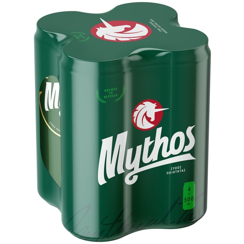 MYTHOS Μπύρα Κουτί 4x500ml
