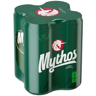 MYTHOS | Μπύρα Κουτί 4x500ml