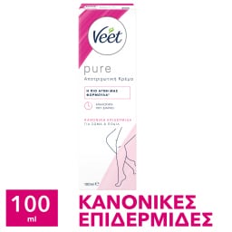 VEET | Αποτριχωτική Κρέμα Pure Κανονικές Επιδερμίδες 100ml