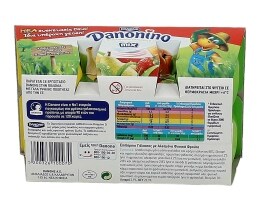 DANONINO | ΓΙΑΟΥΡΤΙ ΠΑΙΔΙΚΟ ΦΡΑΟΥΛΑ ΜΠΑΝΑΝΑ ΑΧΛΑΔΙ ΡΟΔΙ 6 Χ 50 GR