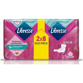 LIBRESSE | Σερβιετάκια Invisible Super Ultra Thin 16 Τεμάχια