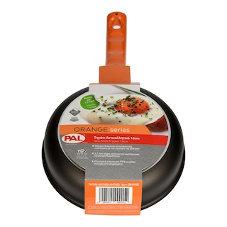 ORANGE | ΤΗΓΑΝΙ ΑΝΤΙΚΟΛΛΗΤΙΚΟ ΕΝΟΣ ΑΥΓΟΥ 16 CM ORANGE 1 ΤΕΜ