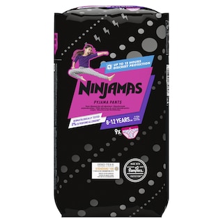 NINJAMAS | Πάνες Βρακάκι Pyjama Pants 8-12 Ετών για Κορίτσια 9 Τεμάχια