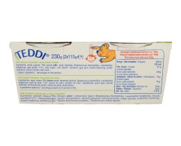 TEDDI BIO | ΓΙΑΟΥΡΤΙ ΠΑΙΔΙΚΟ ΒΙΟΛΟΓΙΚΟ ΕΠΙΔΟΡΠΙΟ ΜΕ ΑΧΛΑΔΙ 2 Χ 115 GR