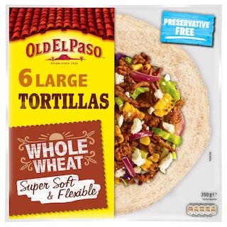 OLD EL PASO | Pitas Whole Wheat Tortillas 350g