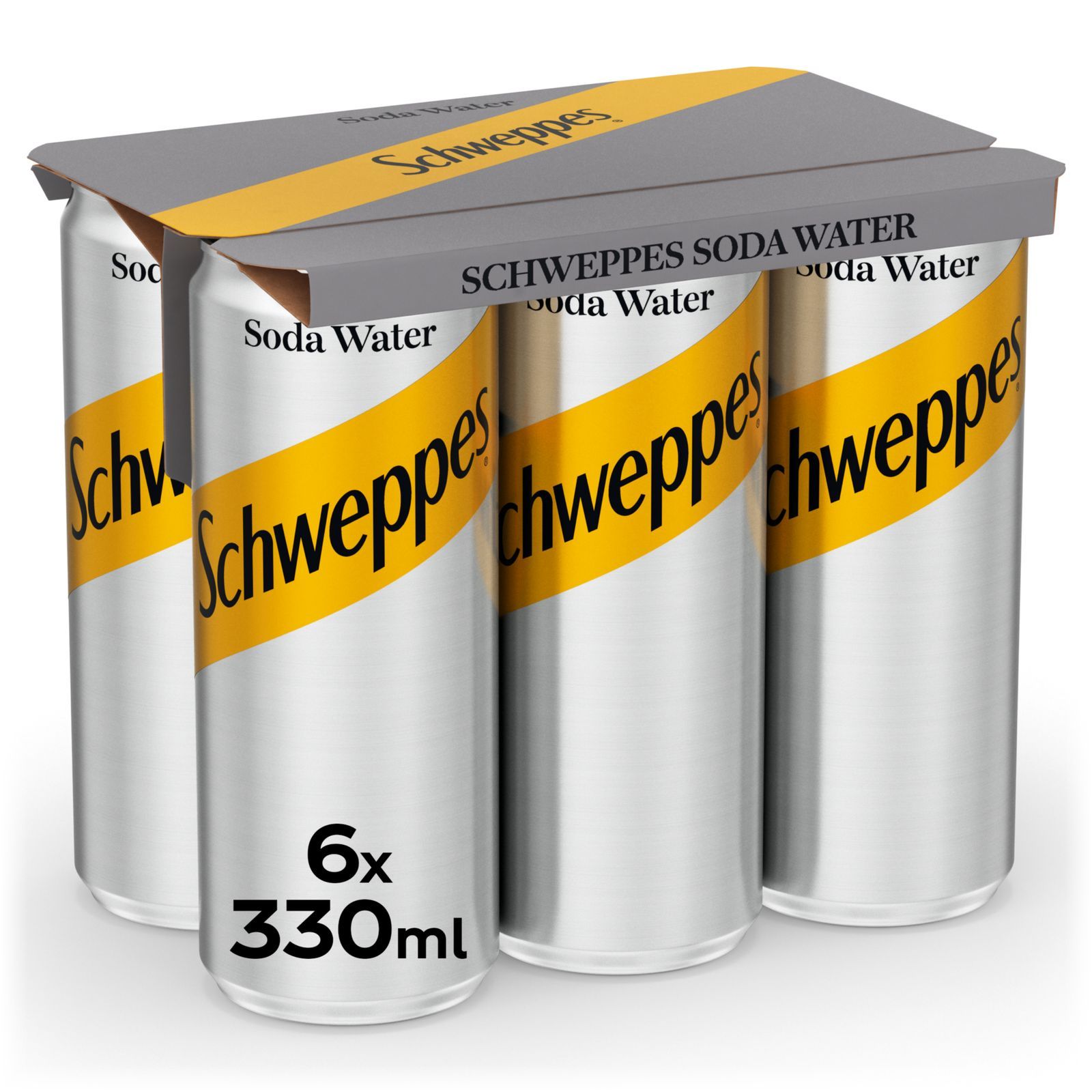SCHWEPPES Σόδα Κουτί 6x330ml