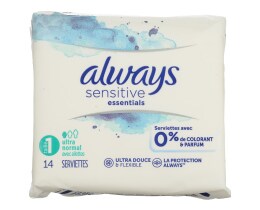 ALWAYS | ΣΕΡΒΙΕΤΕΣ SENSITIVE ESSENTIALS NORMAL .
