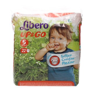 LIBERO | UP & GO | ΠΑΝΕΣ ΒΡΑΚΑΚΙΑ UNISEX 10 - 14 KGR No 5 22 ΤΕΜ