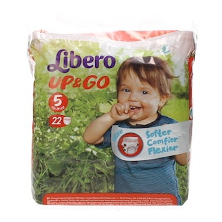 LIBERO | UP & GO | ΠΑΝΕΣ ΒΡΑΚΑΚΙΑ UNISEX 10 - 14 KGR No 5 22 ΤΕΜ