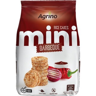 AGRINO | Ρυζογκοφρέτες Μίνι Barbeque 50g