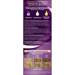 PALETTE | Βαφή Μαλλιών Intensive Color 8 Ξανθό Ανοιχτό 1 Τεμάχιο