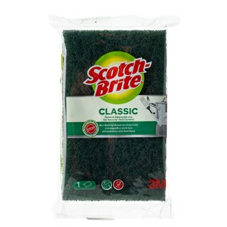 SCOTCH BRITE | Σφουγγάρι Πράσινο Κουζίνας Αντιβακτηριδιακό