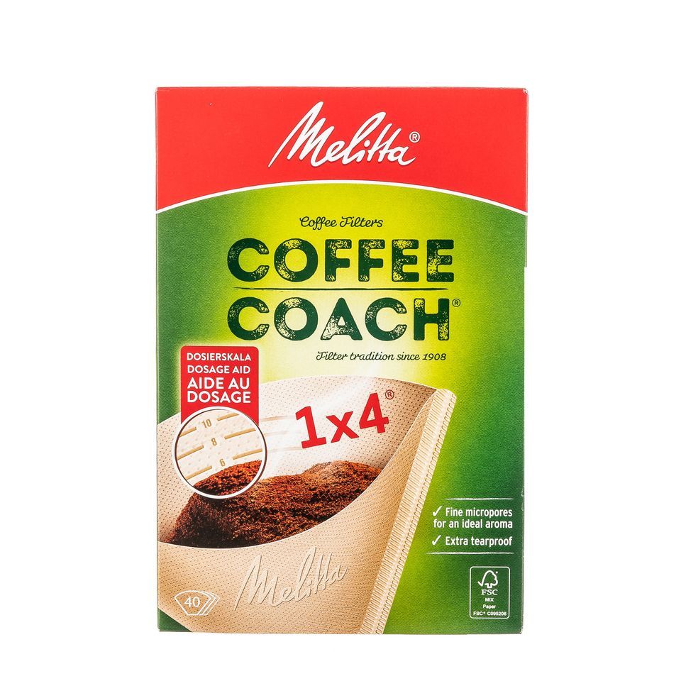 MELITTA Φίλτρα Καφέ Coffee Coach 1x4 40 Τεμάχια